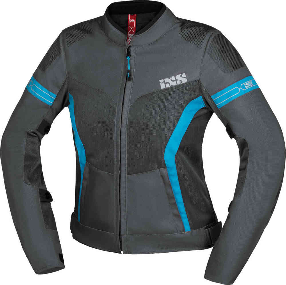 Женская мотоциклетная текстильная куртка Trigonis-Air IXS, серый/синий