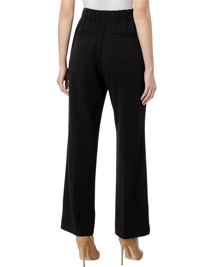 

Брюки NIC+ZOE The Avenue Wide Leg Pleated Pants, цвет Black Onyx