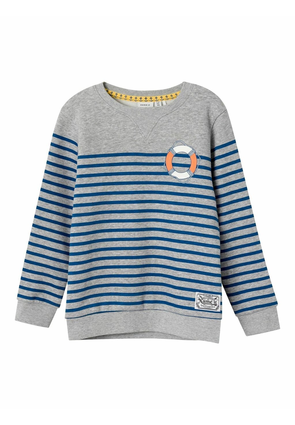 

Свитшот Name it, цвет light grey melange
