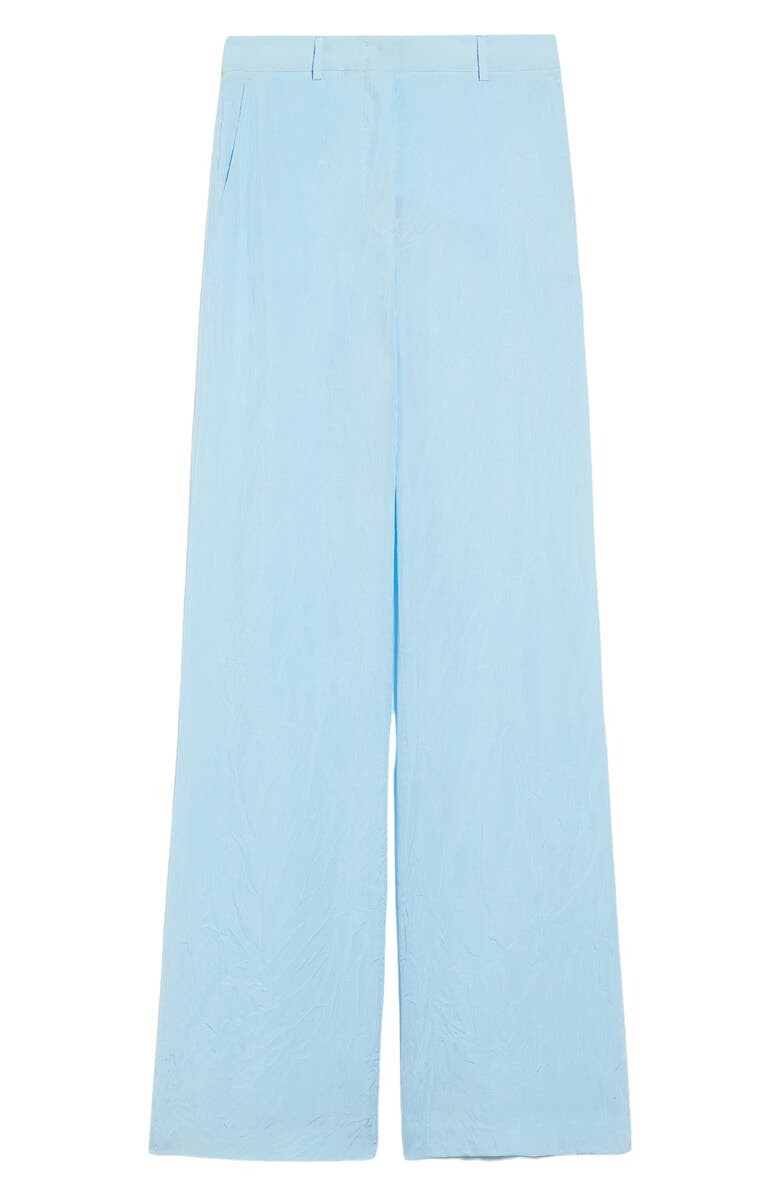 

Широкие брюки из жатого хлопка Persia SPORTMAX, светло-синий