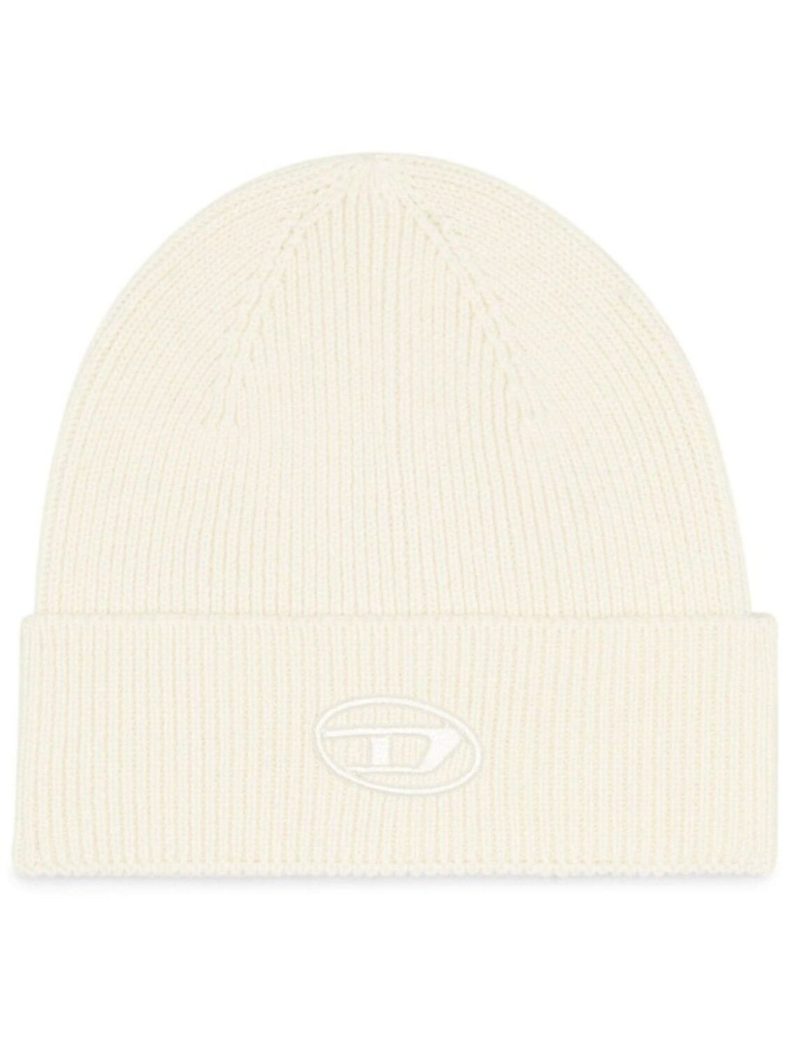 

Diesel шапка бини K-Coder Fully-B в рубчик, белый