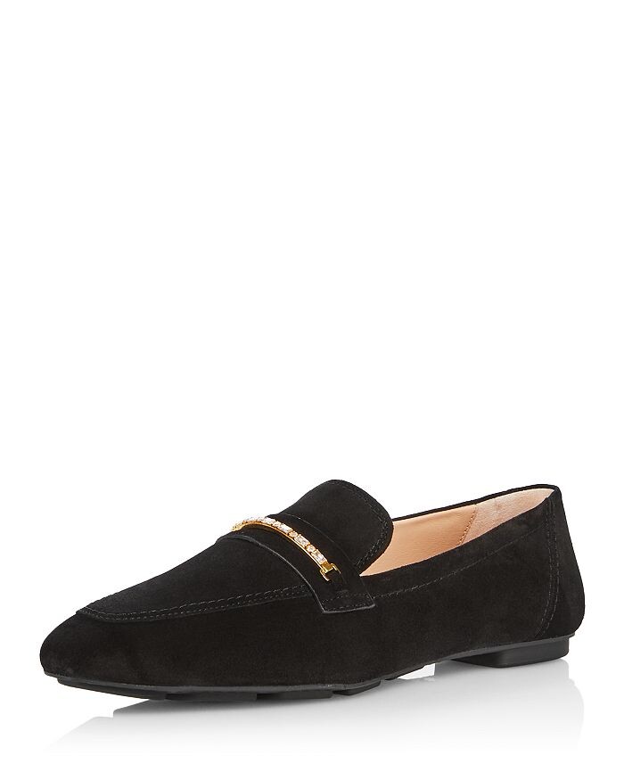 

Женские лоферы на плоской подошве Crystal Deco Jet Stuart Weitzman