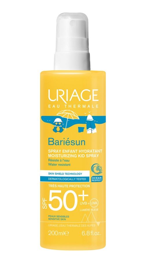 Uriage Bariesun SPF50+ защитный спрей для детей, 200 ml uriage bariesun spf50 туман для загара 200 ml