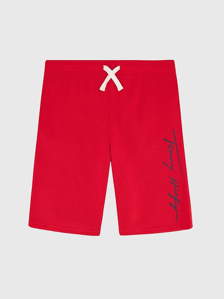 

Трикотажные шорты Little Kids Signature Tommy Hilfiger