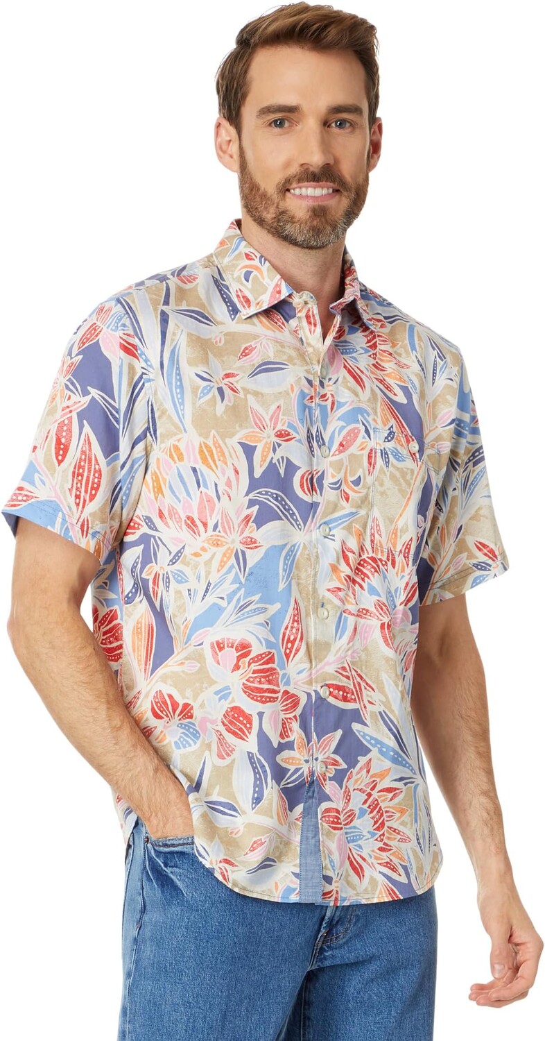 

Рубашка Tortola Paloma Blooms Tommy Bahama, цвет Dockside Blue