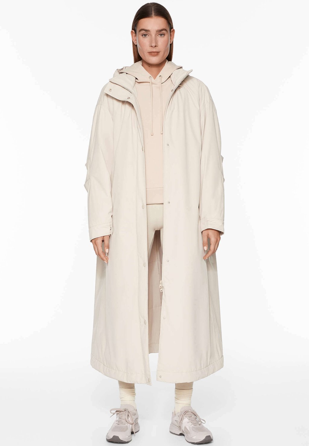Дождевик/водоотталкивающая куртка FELLEX AEROGEL 10K WATER-RESISTANT PADDED OYSHO, цвет stone цена и фото
