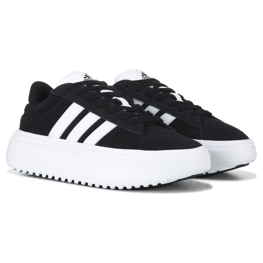 

Женские кроссовки на платформе Grand Court Adidas, черный