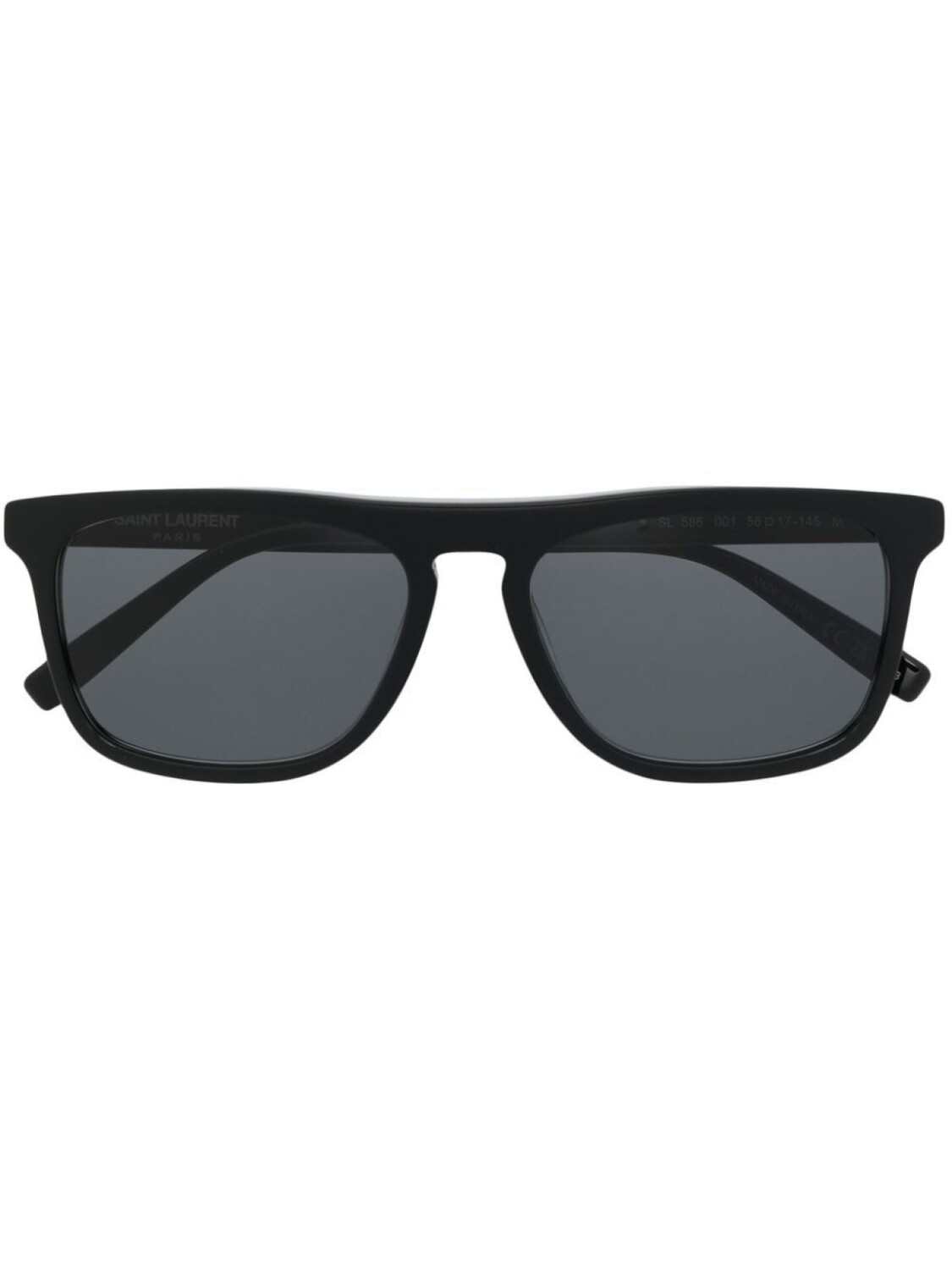 

Saint Laurent Eyewear солнцезащитные очки в прямоугольной оправе, черный