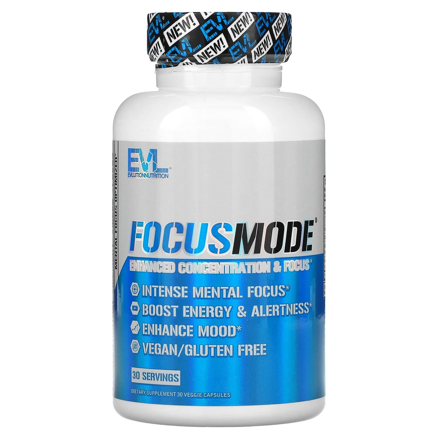 

FocusMode, 30 растительных капсул, EVLution Nutrition
