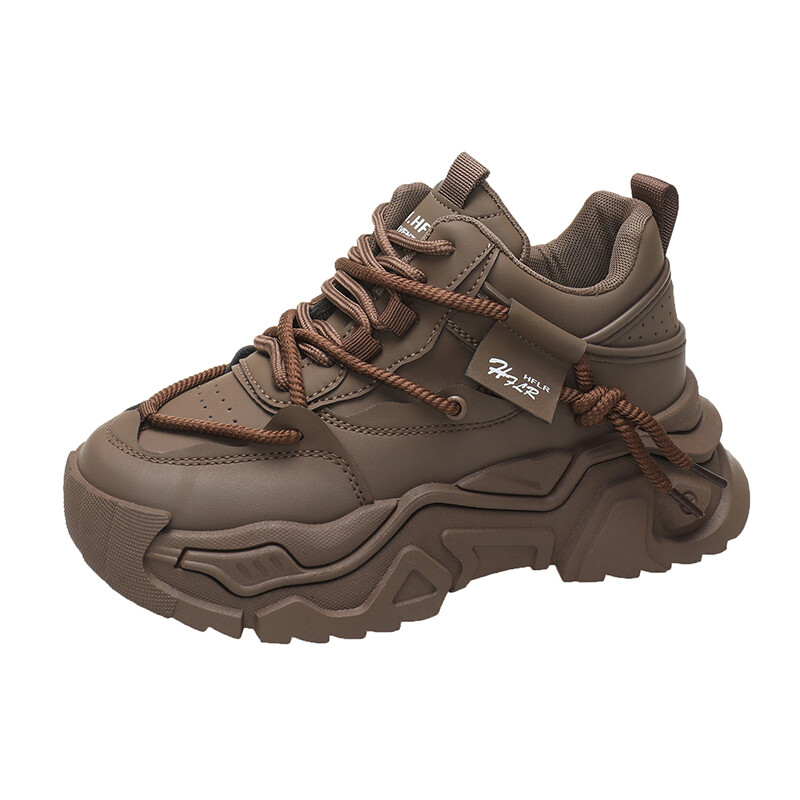 

Кроссовки ABCYLM Chunky Sneakers Women's Low-top, коричневый