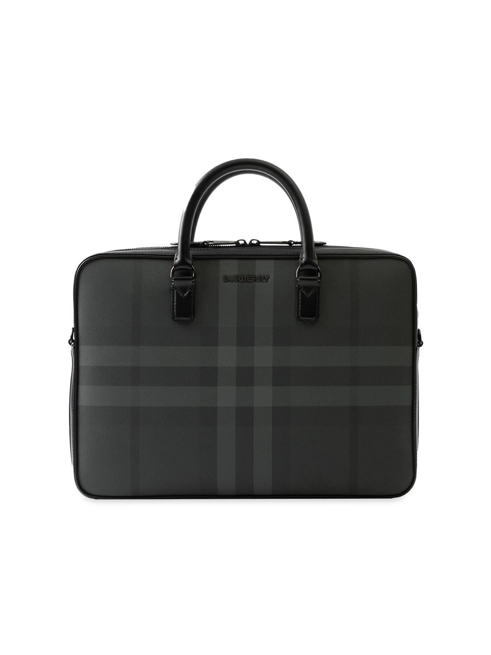 

Тонкий портфель Ainsworth Burberry, угольный