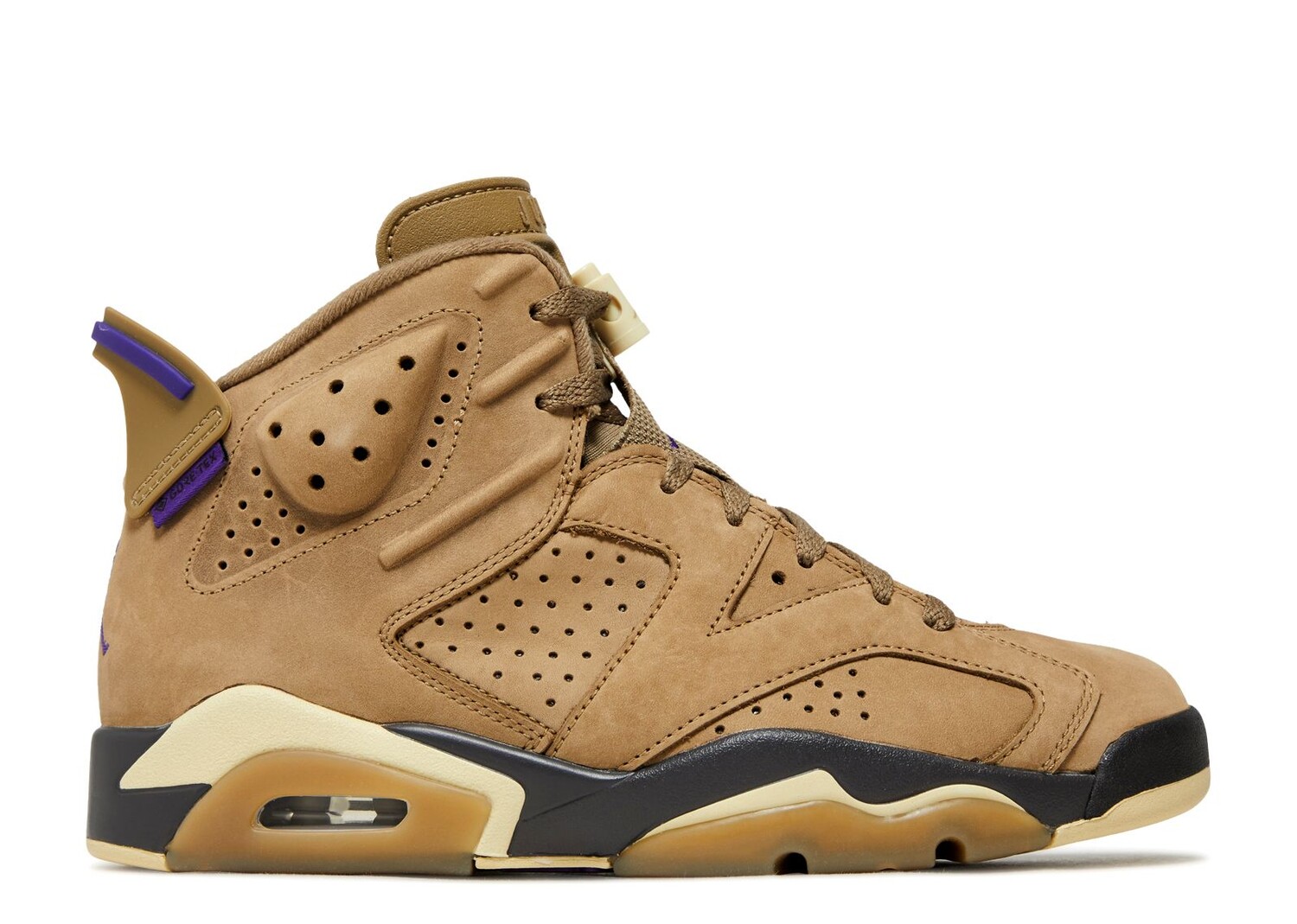 Кроссовки Air Jordan Wmns Air Jordan 6 Retro Gore-Tex 'Brown Kelp', коричневый кроссовки nike air jordan 1 gore tex light bone 42eu