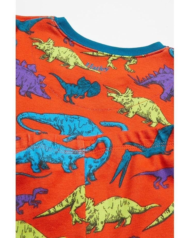

Пижамный комплект Hatley Real Dinos Cotton Pajama Set, красный