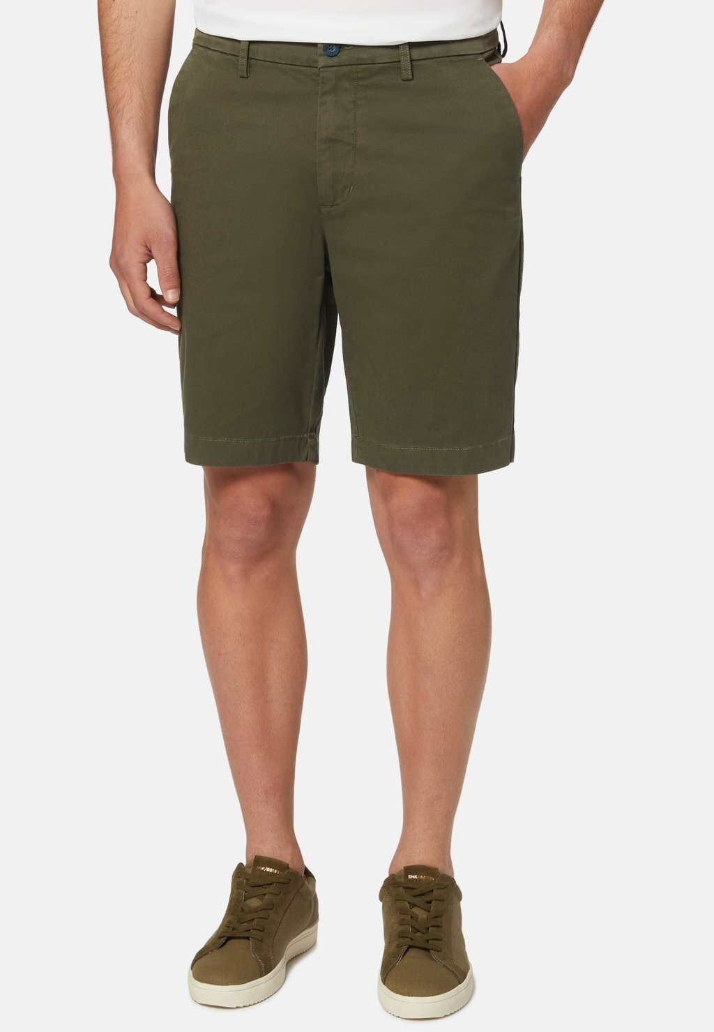

Шорты BERMUDAS IN STRETCH Boggi Milano, цвет military green