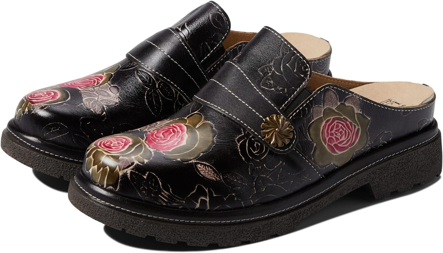 

Сабо L'Artiste by Spring Step Comficute, цвет Black Multi