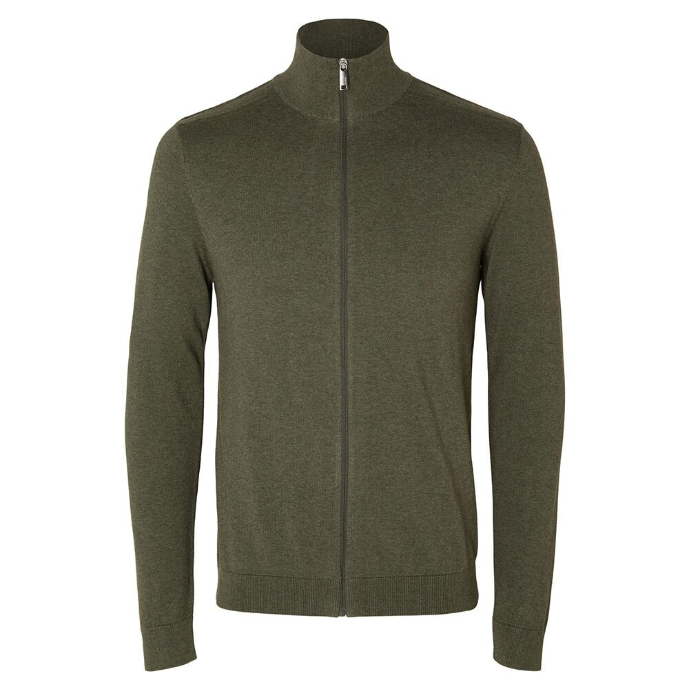 

Кардиган Selected Berg Full Zip, серый