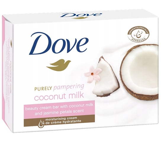 Кусковое мыло, 100 г Dove, Purely Pampering Coconut Milk