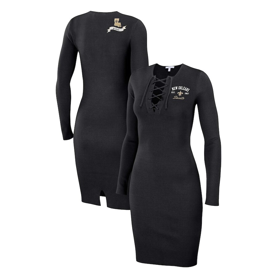 

Платье с длинным рукавом WEAR by Erin Andrews New Orleans Saints, черный