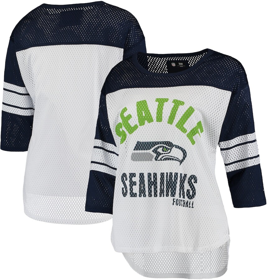 

Футболка с длинным рукавом G-III 4Her by Carl Banks Seattle Seahawks, нави