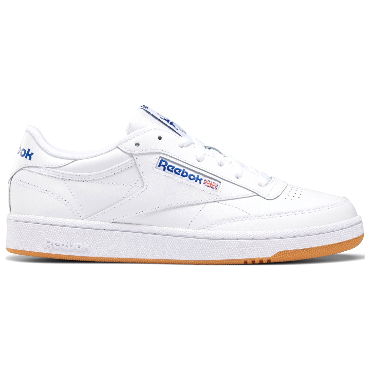 

Кроссовки Reebok Club C 85, цвет Intense White/Royal-Gum