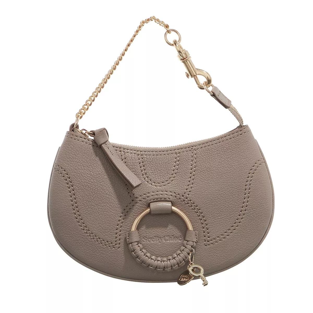 

Кожаная сумка через плечо hana motty See By Chloé, коричневый