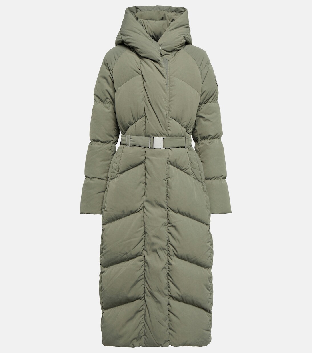 

Пуховик Marlow с поясом CANADA GOOSE, зеленый