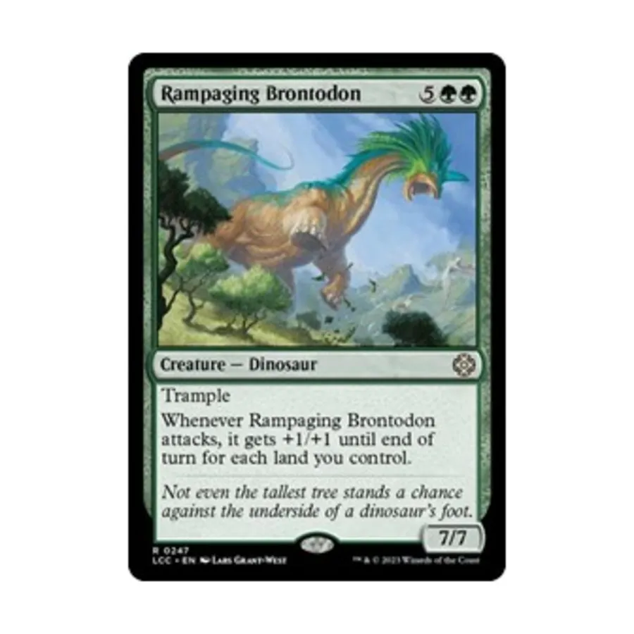 

CCG Неистовый бронтодон (U), MTG - Commander: The Lost Caverns of Ixalan