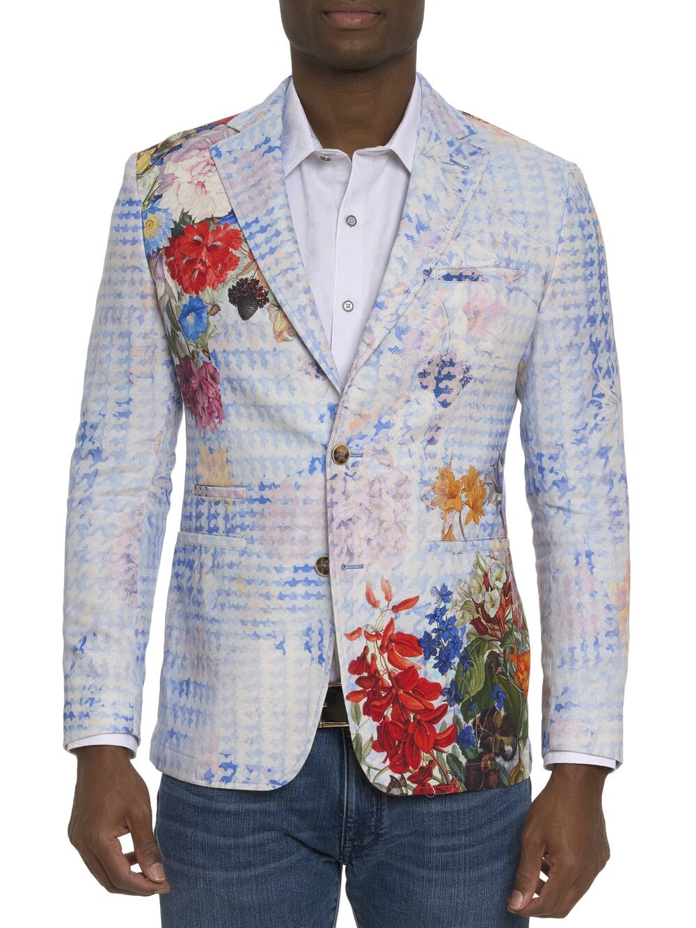 

Спортивное пальто с цветочным принтом Mystic Garden Robert Graham, разноцветный, Серый