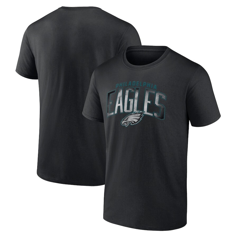 

Футболка с коротким рукавом Fanatics Branded Philadelphia Eagles, черный