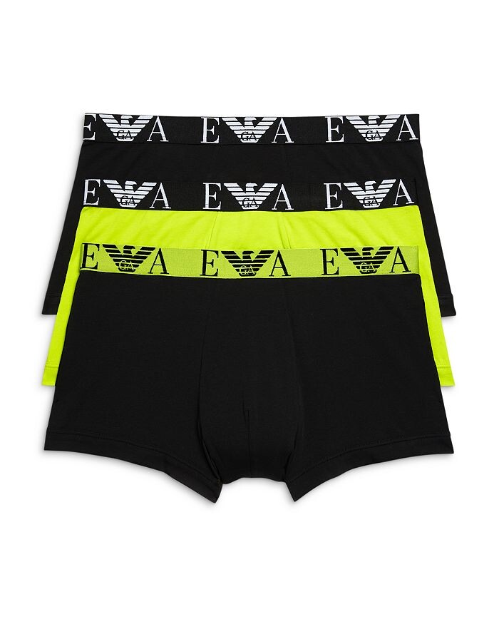 

Хлопковые плавки с ярким поясом и монограммой, упаковка из 3 шт. Armani