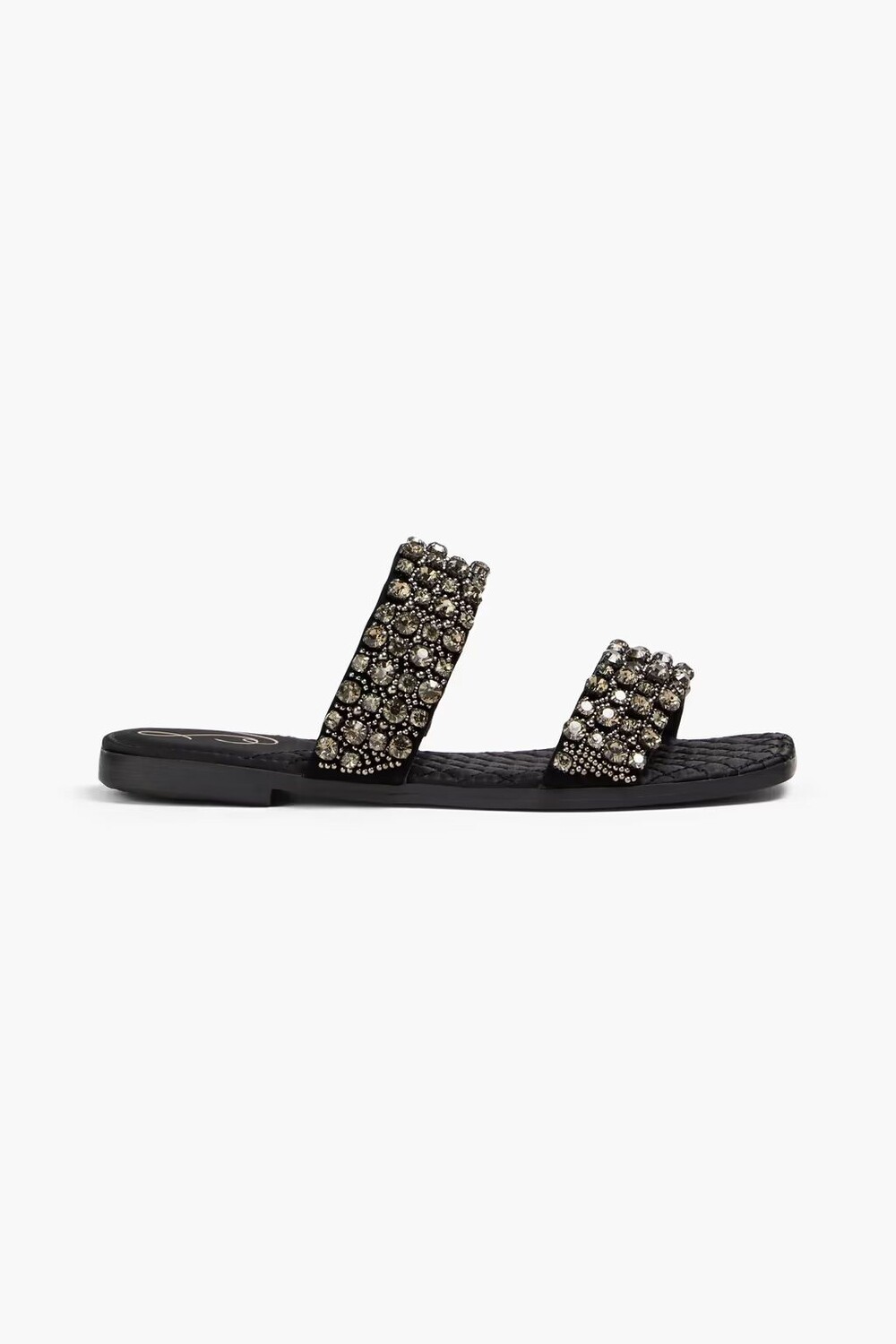 

Замшевые шлепанцы Ezel с декором Sam Edelman, черный