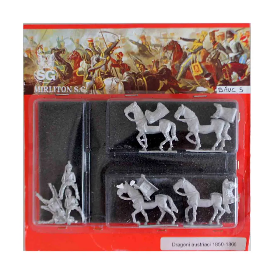 

Австрийские драгуны – прогулка, Historical Miniatures - Napoleonic - Austrian (28mm) (Mirliton SG)