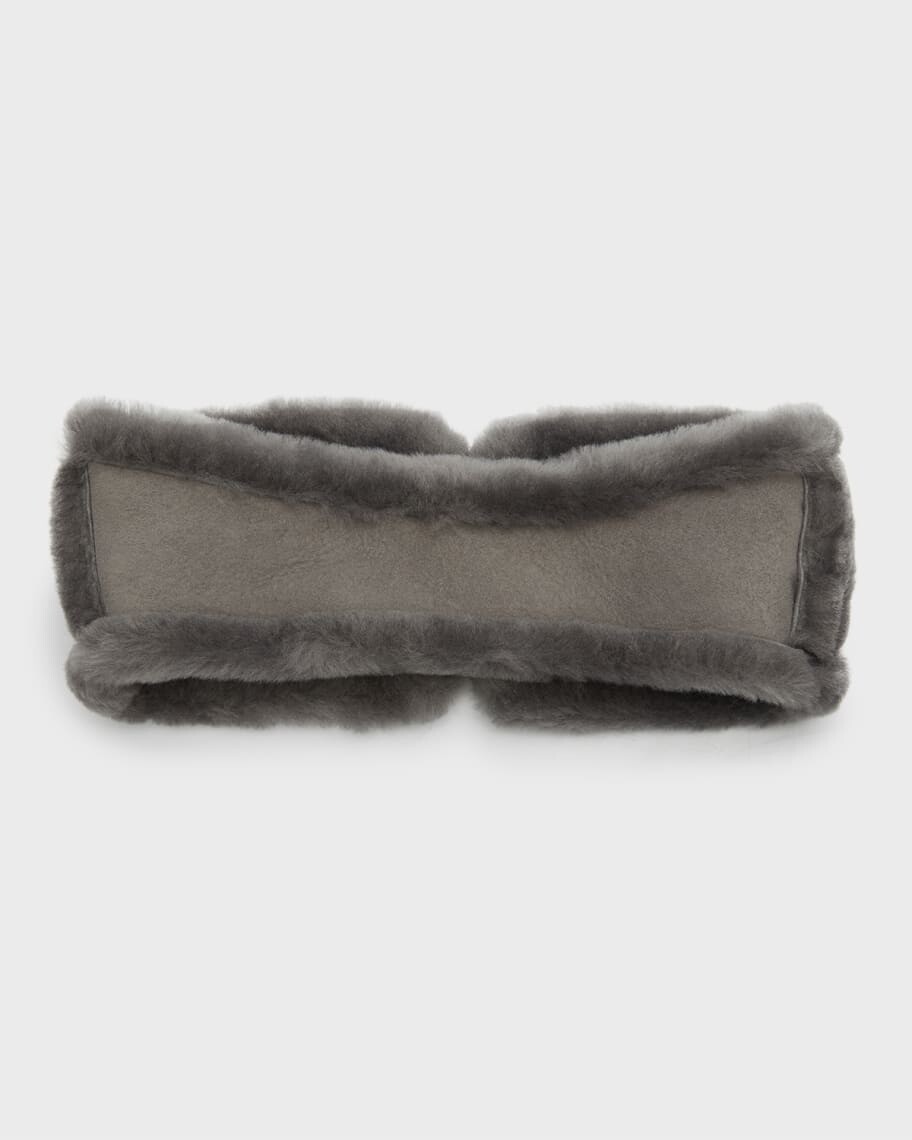 

Повязка на голову из замши и овечьей шерсти UGG