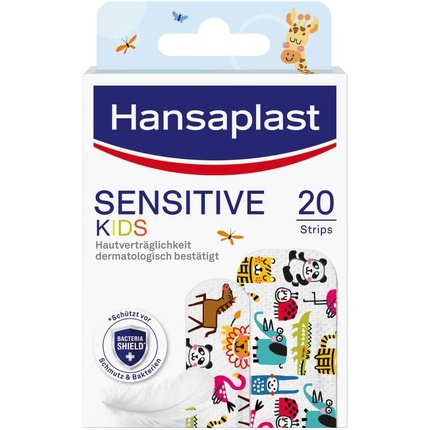 Детские пластыри Hansaplast Sensitive, 20 полосок