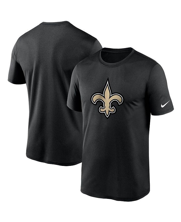 

Мужская черная футболка с логотипом New Orleans Saints Essential Legend Performance Nike, черный