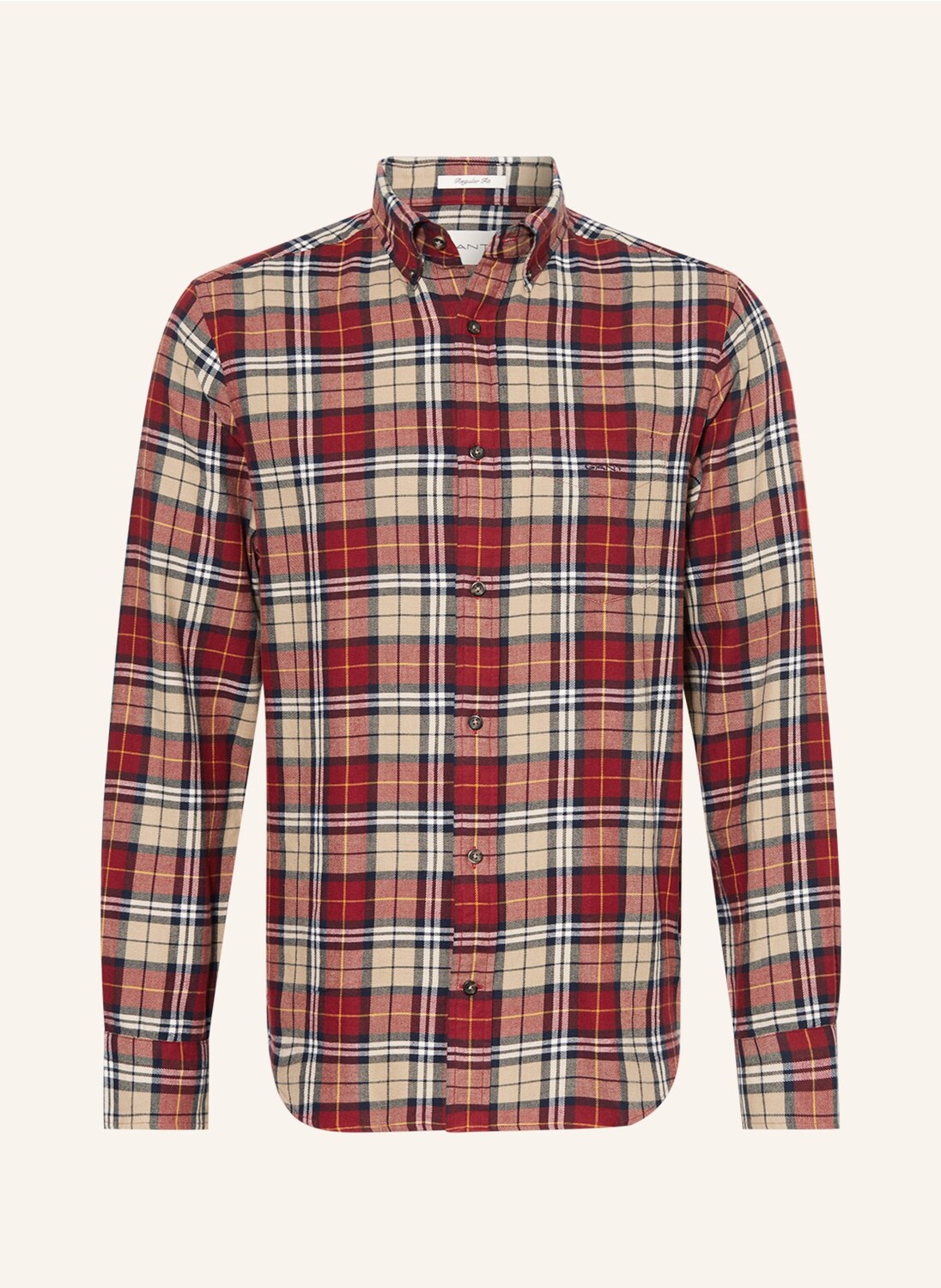 

Рубашка GANT Regular Fit, темно-красный