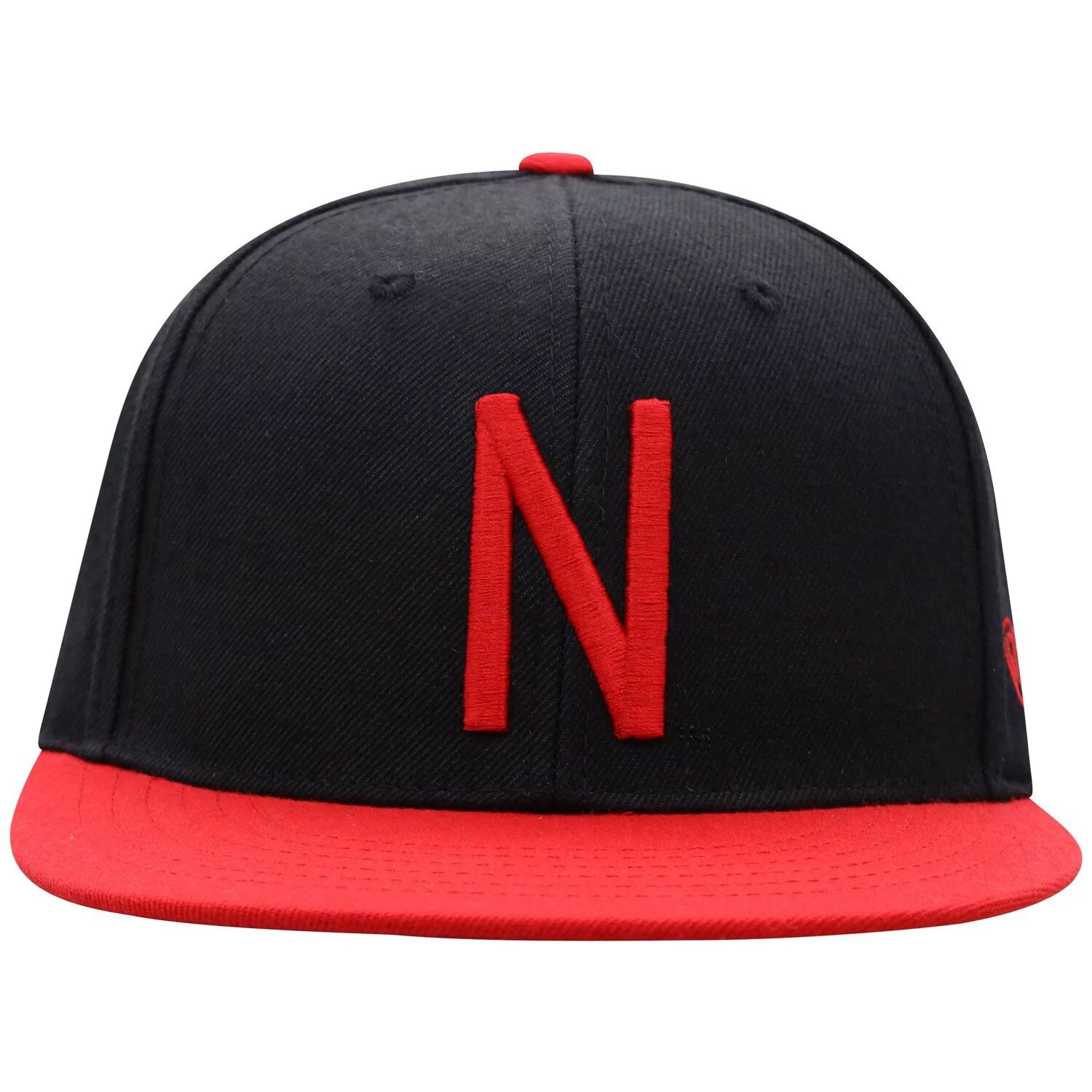 Мужская двухцветная приталенная шляпа Top of the World черного/алого цвета Nebraska Huskers Team Color