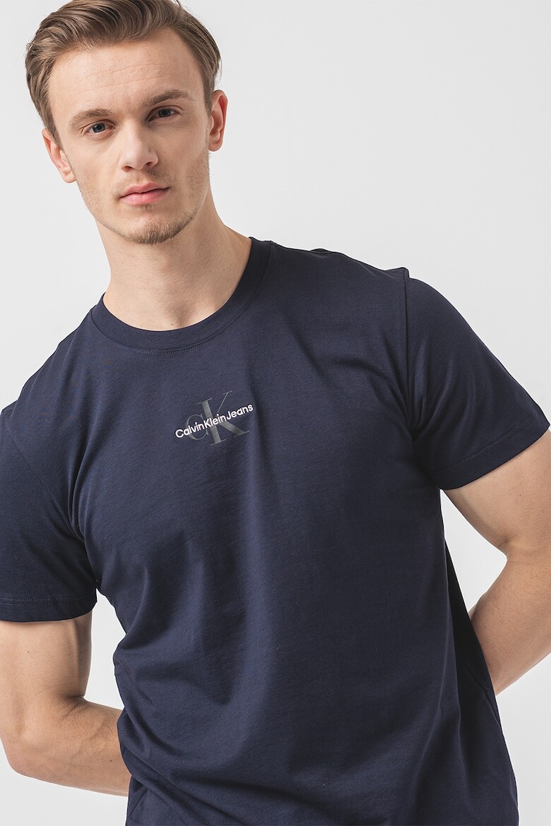 

Хлопковая футболка с логотипом Calvin Klein Jeans, белый