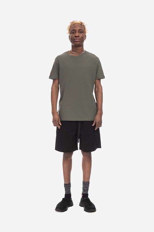 

Хлопковая футболка с драконом Alpha Industries, зеленый