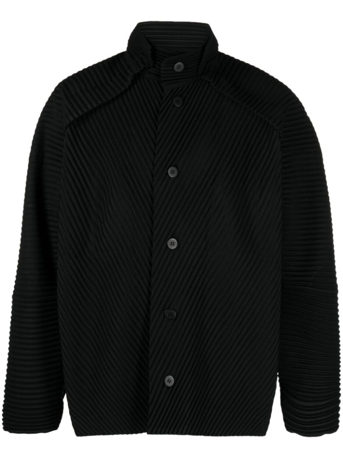 

Homme Plissé Issey Miyake плиссированная куртка на пуговицах, синий