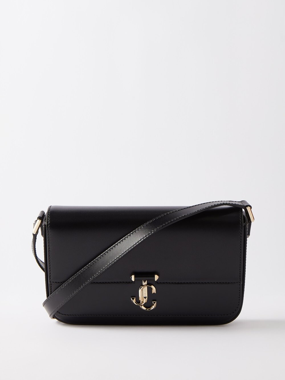 

Кожаная сумка через плечо avenue Jimmy Choo, черный