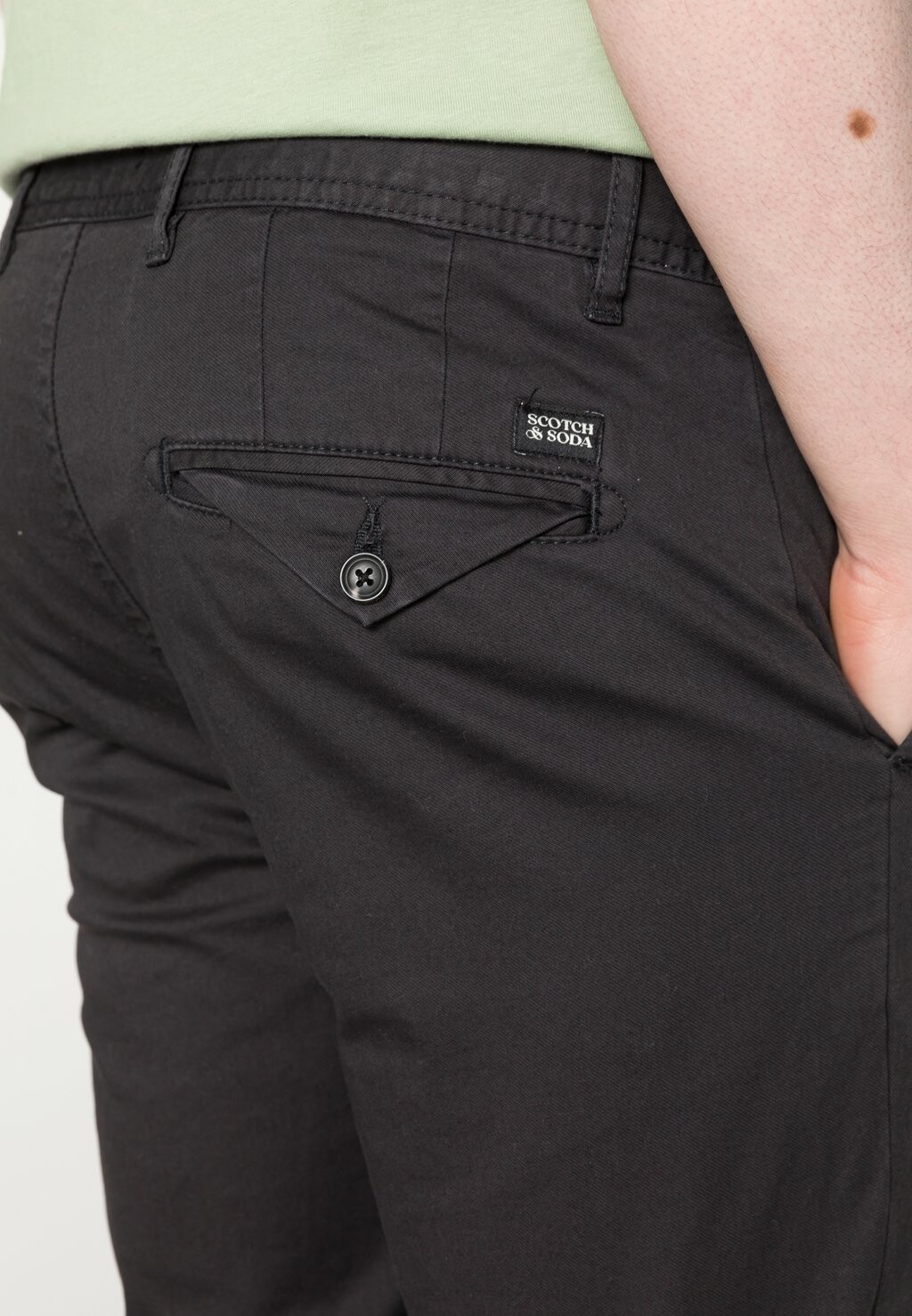 

Брюки парусиновые Mott Contains Scotch & Soda, серый
