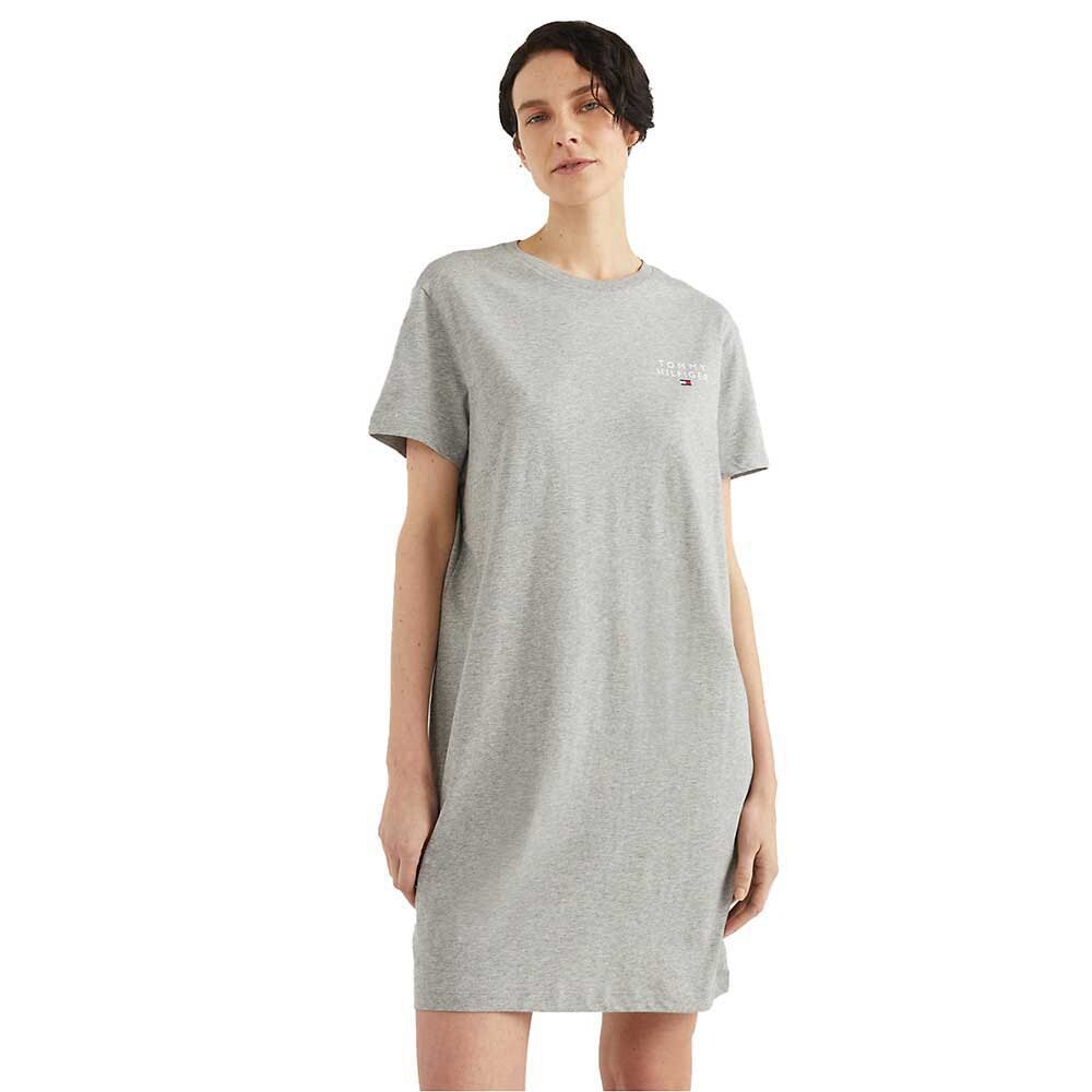 

Платье с коротким рукавом Tommy Hilfiger Uw0Uw04526 Original, серый