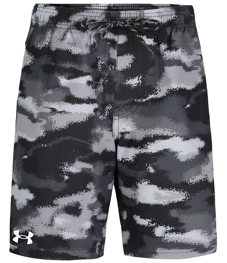 

Камуфляжные эластичные шорты Under Armour Big Boys 8–20 OD, серый