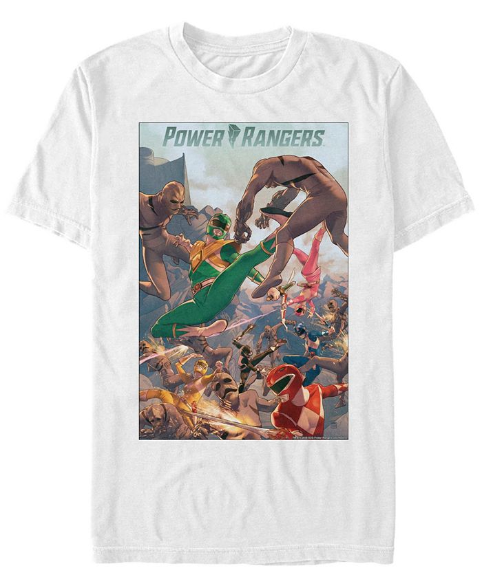 Мужская футболка с короткими рукавами и плакатом в стиле ближнего боя Fifth Sun, белый фигурка reaction figure mighty morphin power rangers wave 2 – scorpina 9 см