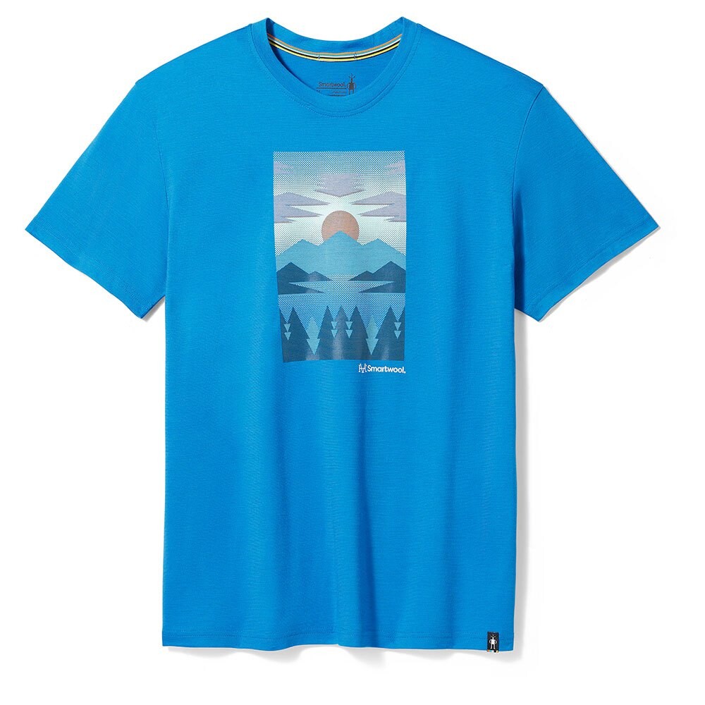 

Футболка Smartwool Chasing Mountains, синий
