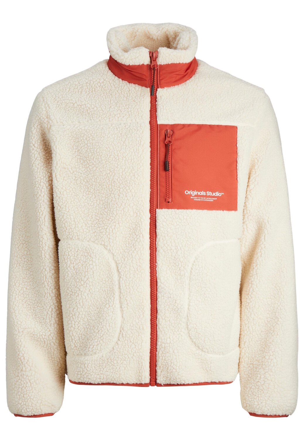 

Флисовая куртка Jack & Jones Jacke 'Vesterbro', белый