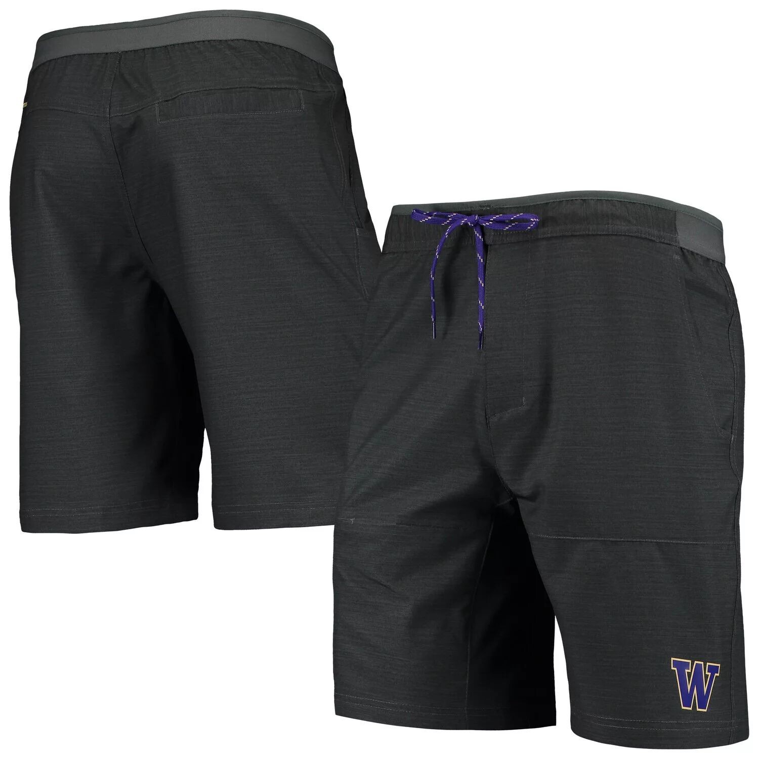 

Мужские шорты Columbia Heathered Grey Washington Huskies Twisted Creek Omni-Shield