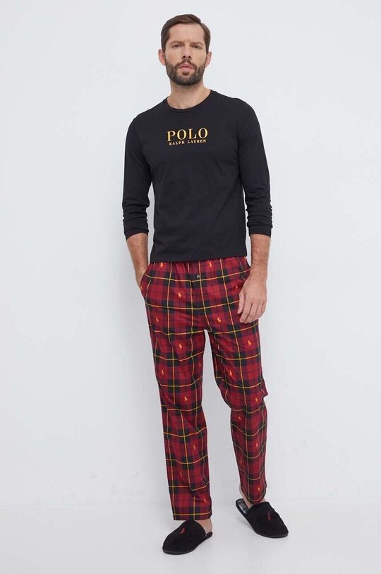 

Хлопковая пижама Polo Ralph Lauren, мультиколор