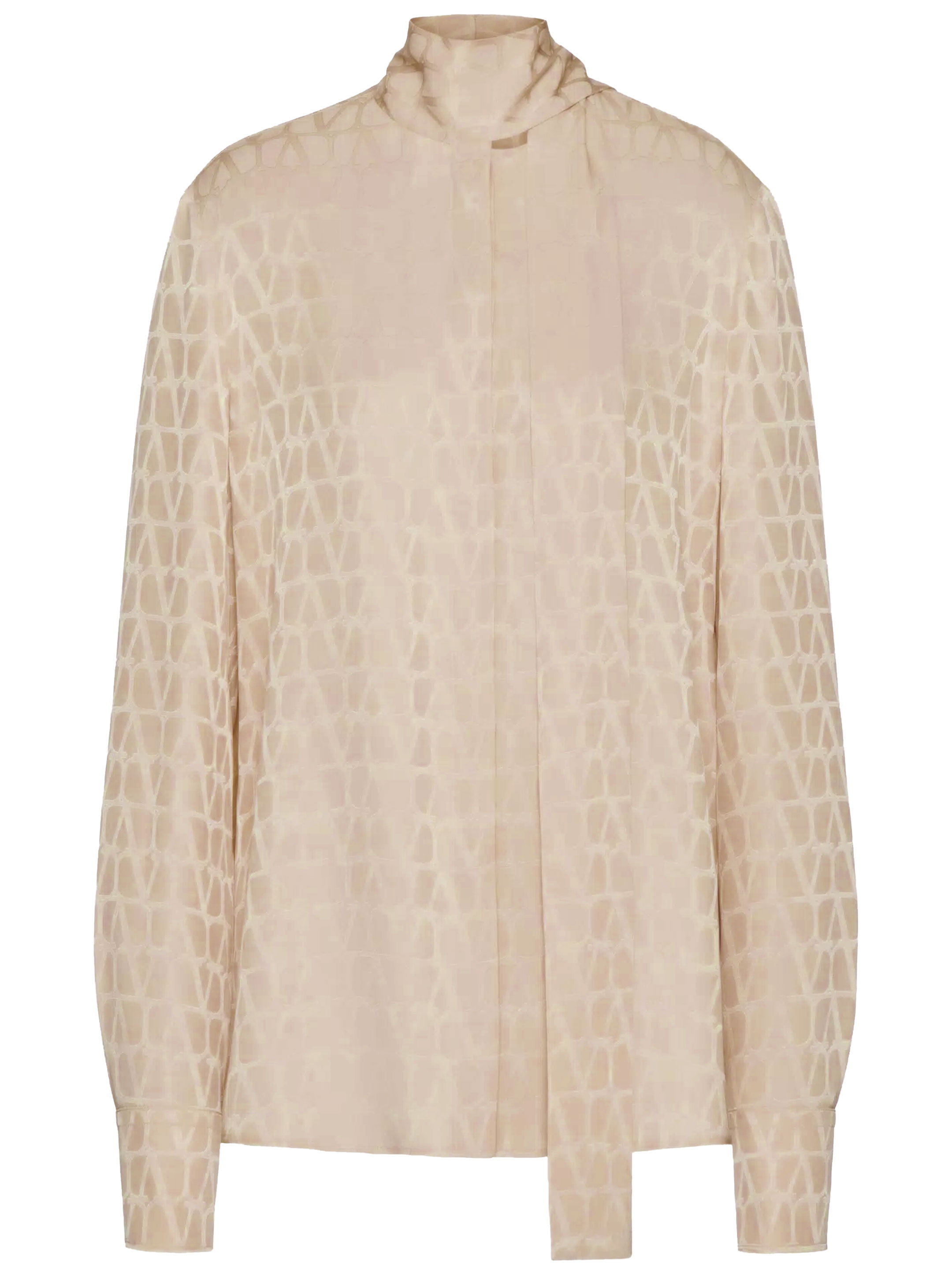 Рубашка Valentino Garavani Toile Iconographe blouse, розовый